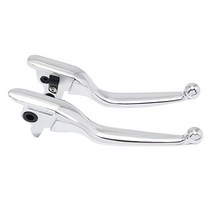 JUNJUMOTO 오토바이 핸드 브레이크 클러치 레버 할리 투어링 글라이드 일렉트라 로드 킹 과 호환 [미국 직배송], Fits 08-13 Touring Models, Chrome, Chrome, Chrome