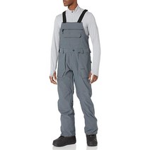 컴퍼니24 볼컴 남성 Roan Bib 오버롤 스노우보드 팬츠 다크 티크 S3, Dark Teak S3_X-Small