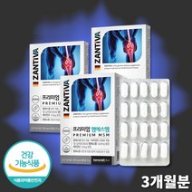 프리미엄 엠에스엠 MSM 디메틸설폰 비타민D3 보충 독일 직수입 완제품 대용량 3박스 3개월분