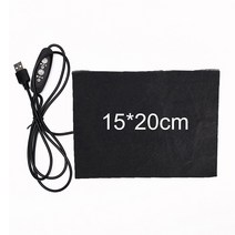 손 발 난로 온열 탄소 섬유 난방 패드 손 따뜻하게 USB 필름 전기 겨울 적외선 발열 열 매트, 한개옵션0