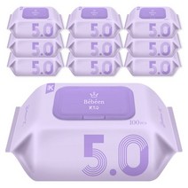 베베앙 K 5.0 저자극 엠보싱 아기물티슈 캡형, 100매, 40팩