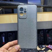 탄산수 제조기 Realme GT2 pro의 경우 초박형 패션 미세 구멍 탄소 섬유 Aramid 방폭형 휴대 전화 케이스, 04 Gloss Silver_01 탄소 섬유