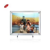 [IL∃7] 일진디앤이 고급 탁상용 자석식 액자 LS-57 170x220mm 아크릴 인테리어 심플 소품 포토 사각 책상 용액자 사진_E∃8260eA, ∠본상품