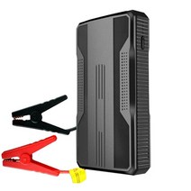 점프스타터12000mAh 자동차 점프 스타터 휴대용 자동차 배터리 부스터 충전기 2.0L 엔진 시작 장치 휘발유, 02 12000mAh Black, 12000mAh