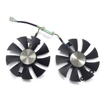 컴퓨터 부품 87MM GA91S2H DC 12V 0.35A 쿨러 팬 교체 ZOTAC GeForce GTX 960 980Ti 그래픽 비디오 카드 냉각, [02] GA91S2H A Pair, 02 GA91S2H A Pair