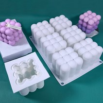 모양틀 입체 두꺼운 월병 3d 실리콘 양초 금형 아로마 테라피 석고 금형 diy 촛불 만들기 금형 케이크 베이킹 금형 촛불 만들기 용품 점토 금형 몰드 가정용 베이킹, dg-88