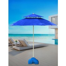 야외 우산 안뜰 우산 방풍 파라솔, V