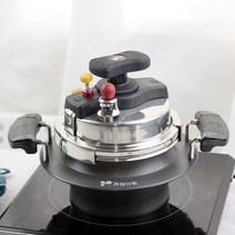 키친아트 1인 2인 돌 압력밥솥 업소 캠핑 뚝배기 IH 인덕션 가스 겸용 사용