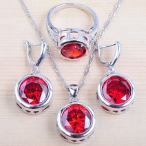 신부주얼리세트 반지 목걸이 귀걸이 팔찌 세트 신부 보석 블랙 크리스탈 비즈 여성 실버 컬러 선물 웨딩 펜던트 QZ0146