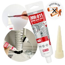 MR811 내열용실리콘 100ml / 보일러 렌지후드 연통 내열용 고온 고열 실란트, MR811 내열용실리콘_적색 100ml, 1개