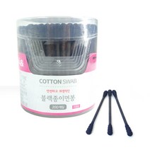 ppp 블랙종이면봉 200개입