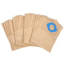 AFBEST Nilfisk Ga70 GM80 Gm90 GS 80 90 Tellus 시리즈에 적합한 진공 청소기 백 먼지 봉투, 브라운 옐로우 & 블루
