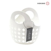 KOKUBO +tot백(토트백) 다용도 백 미니 바구니 목욕바구니, 1p, 미니(화이트)