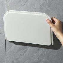 욕실 부엌 벽부착 접이식 플라스틱선반2P 모던식당 카페장식 벽선반