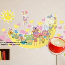 Kids D.I.Y Sticker_누꼬뺑_달나라여행, 1개