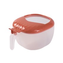 주방 용품 세트 사칸 글루탐산 나트륨 소금 셰이커 크리에이티브 멀티 구획 스토리지 조미료 상자 뚜껑 포함, 1 건, 6
