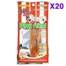 퍼피프랜드 치킨건식꽈배기 강아지간식 맛보기상품, 140개, 35g