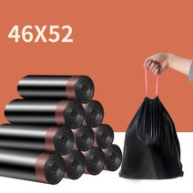 분쇄기 음식물 쓰레기 처리기 싱크대 가정용 30 롤 조끼 스타일 일회용 두꺼운 비닐 봉투 주방 청소, hei se+27X34cm+200pcs