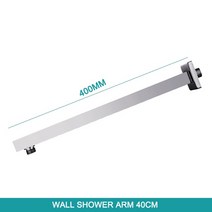천장 벽 마운트 오버 헤드 크롬 샤워 팔 세트 홀더 스퀘어 라운드 스테인레스 스틸, SA0003CP-86