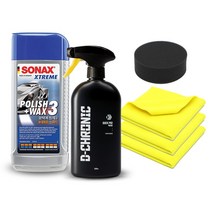 소낙스 익스트림 광택복원제 500ml 페인트 클렌져 페클 워터스팟 리무버 물때 제거제 + 패드 타월, A-2 광택복원제 500 세트