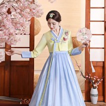 전통한복 결혼식 한복 퓨전 웨딩 신부 여성 의상 전통 저고리 무용 공연