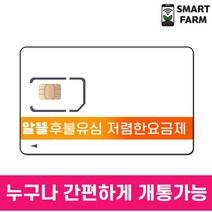 [LG U+/KT 알뜰유심] 후불유심 유심개통 누구나 개통가능 청소년 충전식요금제 요금충전 알뜰폰 알뜰유심 후불유심, 유심 최강 가성비(2.5GB/200분)