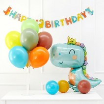 제이벌룬 풍선 스텐드 생일파티 세트, 베이비 사우르스