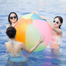 워터볼 축구 야외 파티 100cm/180cm 14 모델 거대한 풍선 비치 볼 성인 물 배구, [08] 80cm ball