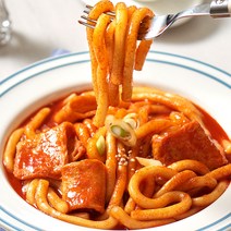 떠뽀퀸 떡볶이 4종 세트 매콤 짜장 크림[까르보나라] 로제 2인분, 1.매콤, 1.밀떡