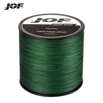 JOF-4 가닥 멀티 필라멘트 꼰 낚싯줄 300M 500M 1000M 잉어 낚시 일본 와이어 액세서리 Pe 라인, 1000M 40LB_CHINA, green