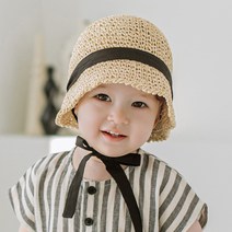 [해피프린스]토리 아기 밀짚 벙거지