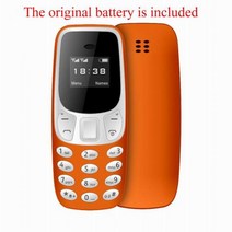 Bm10 미니 3310 휴대용 소형 마이크로 모바일 핸드폰 Gsm 듀얼 Sim 지원 무선 Bt 헤드셋, [24] Orange