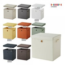 한샘 샘 폴리 수납바스켓 (대) 뚜껑포함 수납박스 / 샘책장 호환, 02.샘폴리바스켓(대)베이지+뚜껑