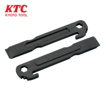 일제 KTC 자전거용 타이어 레버 세트 2pcs CTR12 후크 렌치 에어조절 툴보이