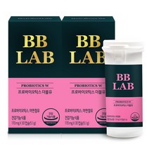 비비랩 질 유래 특허 여성유산균 장건강 면역케어 복합기능성 7종 혼합유산균 아연 건강기능식품, 2통(2개월분)