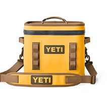 YETI 예티 호퍼 플립 휴대용 쿨러 12리터, 알파인 옐로우