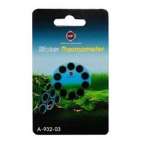 네로앤펫 유피 원형 수족관 어항 스티커 온도계 A-932-03, 1개