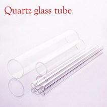 석영 유리관 1 개 외경 25mm 전체 길이 200mm 250mm 300mm 고온 내성 유리관, 03 O D 25mm L 250mm