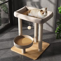 미니 캣타워 고양이 소형 뚱냥이 선반 펫타워 낮은 놀이터, 소형A