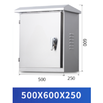 배전함 CCTV 함체 야외 스테인레스 스텐 분배 상자 통신 방수 설치 전기 제어함 박스, 600x500x250mm 304스테인레스
