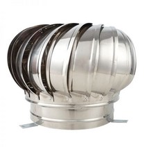 환기팬 덕트 배기휀 화장실환풍기 110mm 150mm 200mm pipefit 지붕 304 스테인레스 스틸 지붕 ​​인공 호흡기 풍력 터빈 공기 다락방 인공 호흡기, 300mm