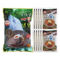 농민식품 오대산메밀 사골물냉면 10인분, 단품