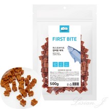 리시안제이 연어맛 져키 500G 멍멍이간식 노즈워크용간식