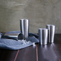 벌집 엠보싱 스테인레스 더블월 잔 콜드컵 4종, 벌집 스텐컵 430ml (L)