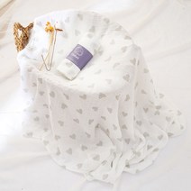 코 튼 120*110cm 2 레이어 신생아 아기 목욕 타월 랩 모슬린 Swaddle 담요 도매, Smt098-s12