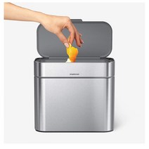 심플휴먼 쓰레기통 4L 스테인리스 스틸545990 L5