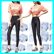 빅사이즈 코디 쫀쫀레깅스 L 냉감레깅스 쫄쫄이 쿨레깅스 3XL 5XL 9부 아이스 이너레깅스 큰사이즈