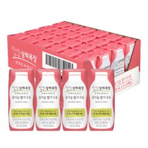 상하목장 유기농우유저지방 200ml 24팩외 우유주스모음전, 상하목장 유기농 딸기우유 125ML