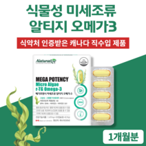 알티지 임산부 식물성오메가3 식약처 인증 미세조류 임신 임신초기 수유부 임신전 임신준비 어피 물고기 추출 캡슐 저온 초임계 해양생물 중금속없는 냄새안나는 RTG 오메가3