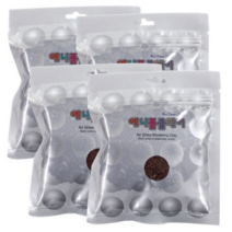 애니클레이 폼클레이 50g 파우치, 4개, 밤색